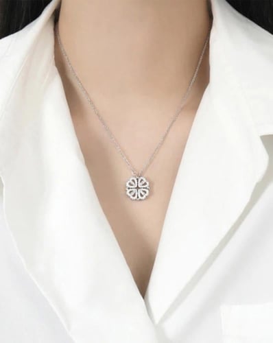 سلسال سوارفسكي فضي شامل الملحقات