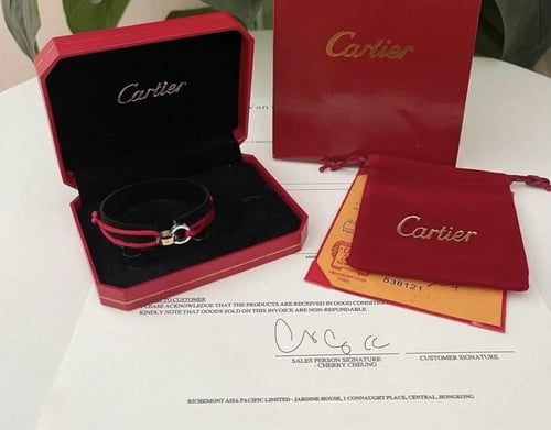 سوارة كارتير كبلز أحمر شامل الملحقات