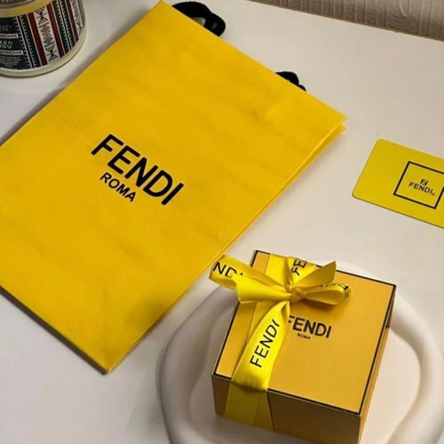 خاتم فندي فضي شامل الملحقات