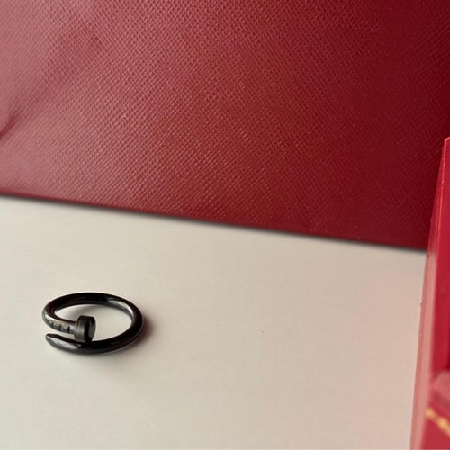 خاتم كارتير المسمار لون أسود رجالي شامل الملحقات