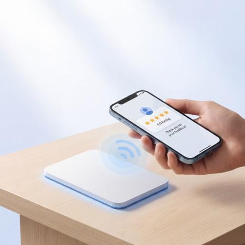 بطاقة تقييم قوقل ماب -NFC