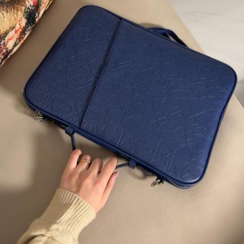 Laptop bag, Al Asala, dark brown