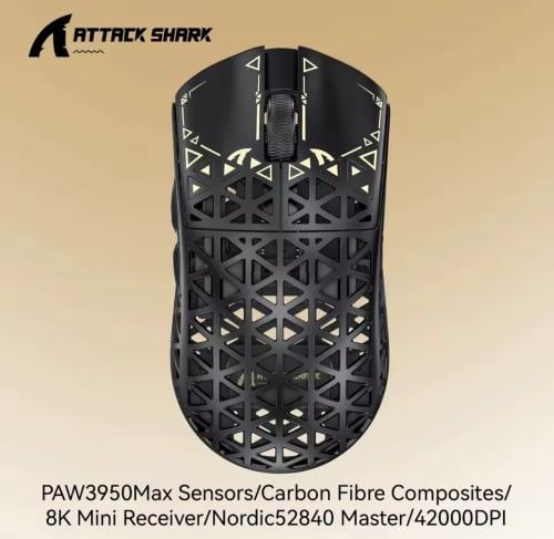 لا سلكي Attack Shark R5 Ultra - Black