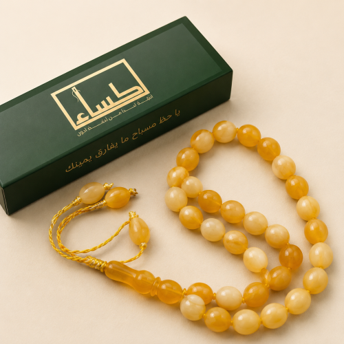 Amber honey-colored rosary