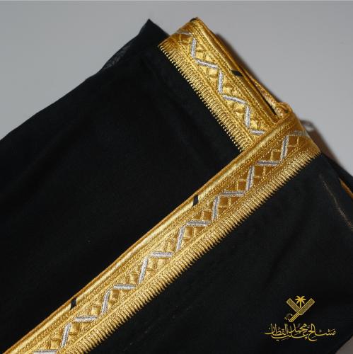Handmade Hasawi cloak, Zari, French, Bougatti, sum...