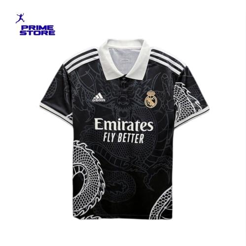 Real Madrid Special black Dragon Football Jersey