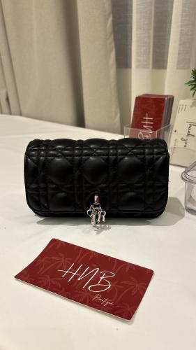 حقيبة ديور اسود ستراب لولو Dior talk phone pouch