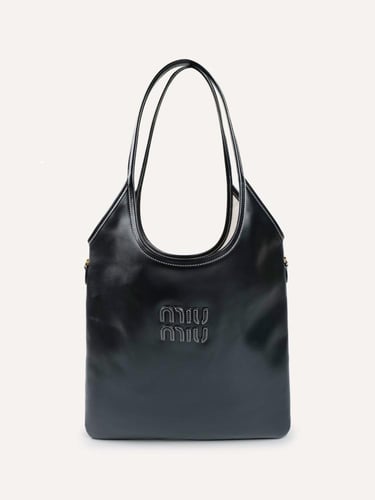 ميو ميو IVY leather bag مقاس 35cm