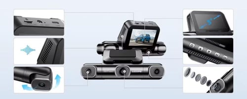 AZDOME M660 اربع كاميرات