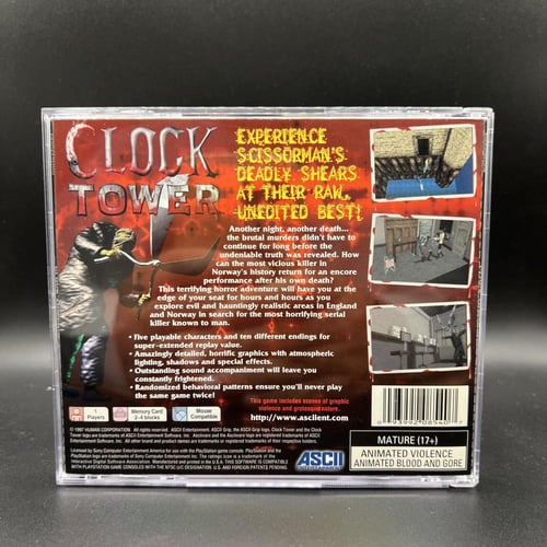 Clock Tower for PS1 CIB