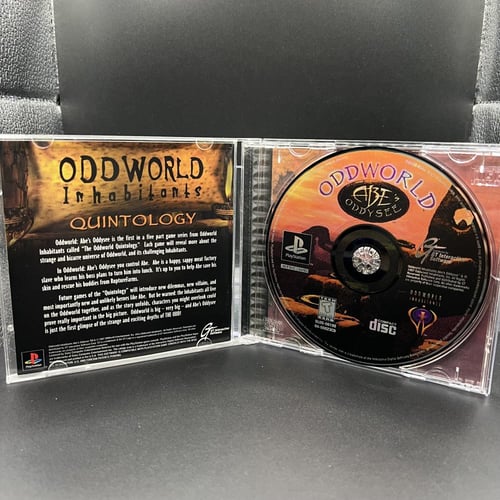 Oddworld for PS1 CIB
