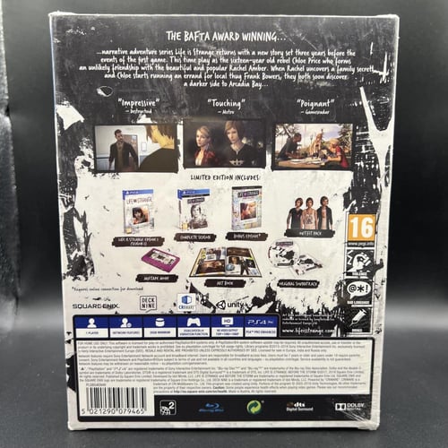Life is Strange Limited Edition for PS4 New
