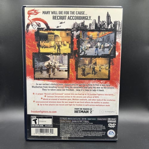 Freedom Fighters For PS2 CIB