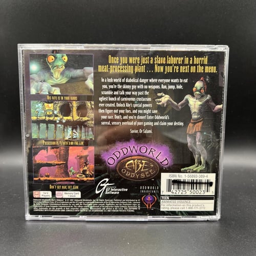 Oddworld for PS1 CIB