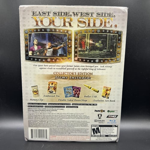 Saints Row 2 collectors edition for ps3 New