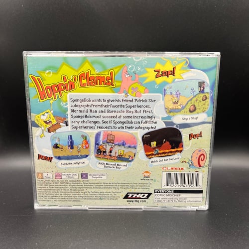 Spongebag Squarepants For PS1 CIB
