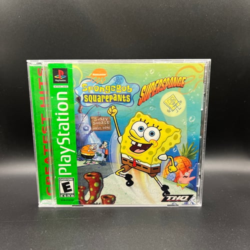 Spongebag Squarepants For PS1 CIB