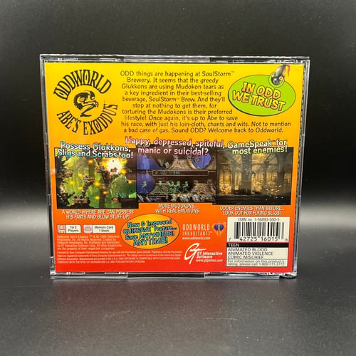 Oddworld Abes Exoddus For PS1 CIB