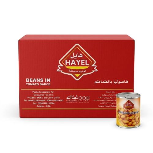 فاصولياء ب الطماطم هايل 400 جرام*24 حبه