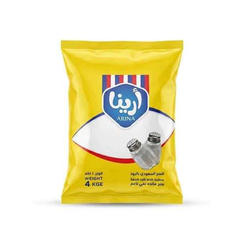 ملح طعام ناعم أرينا (4 × 4 كيلو)