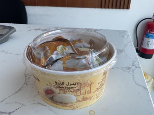 معمول التوفي مغطي الشوكولاتة البيضاء