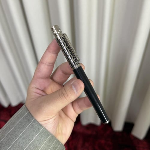 قلم كارتير - أسود ( غطاء )