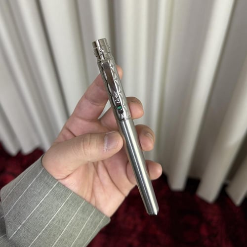 قلم كارتير - فضي نقش كارتير ( غطاء )