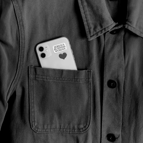 Serious Business Woman | ستيكر