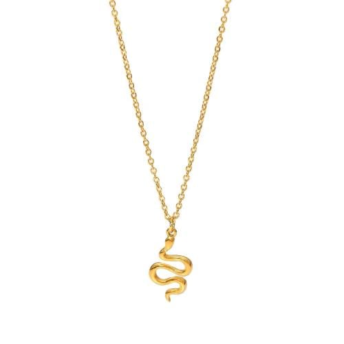 Snake Necklace - Gold