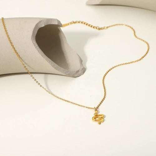 Snake Necklace - Gold