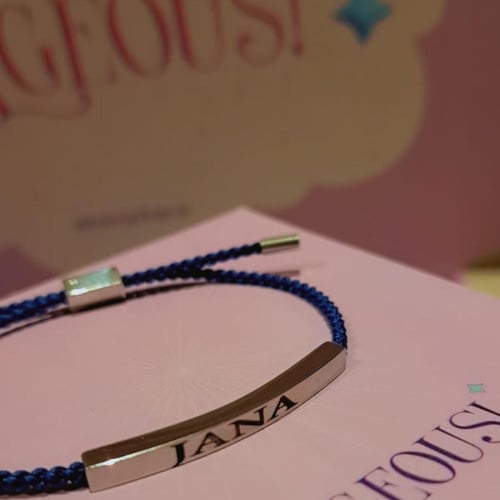 Olivia Bracelet - Blue in Silver