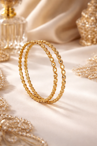 بناجر حبات الرمان بديل الذهب مطلية ذهب /٢ حبة . MB...