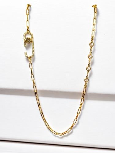 سلسال موديل ميسيكا مطلي ذهب. MN-076