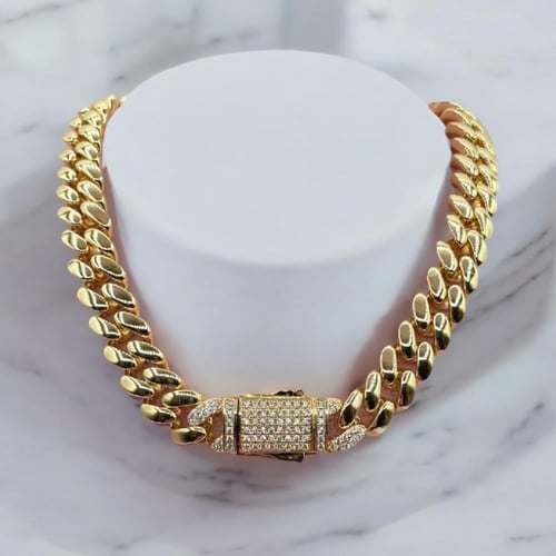 طقم بتصميم مستوحى من موناكو محاكي للذهب مطلي 18k م...