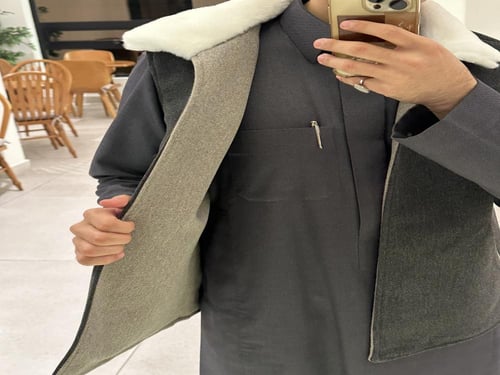 سديري صوف مع فرو