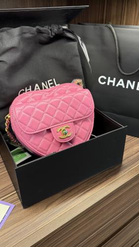 Chanel heart bag