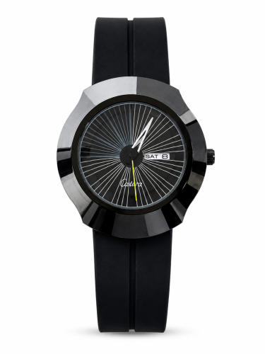 ساعة ربل مغناطيس تاريخ يوم باللون الاسود