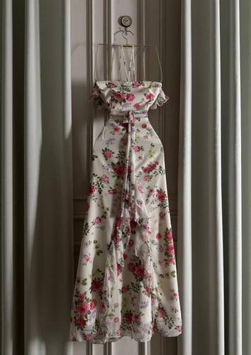 فستان أزهار