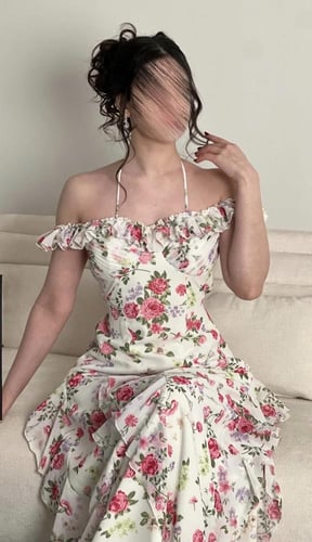 فستان أزهار