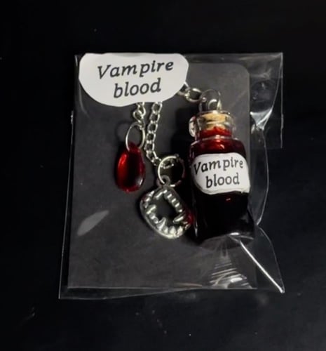 Vampire blood Keychain