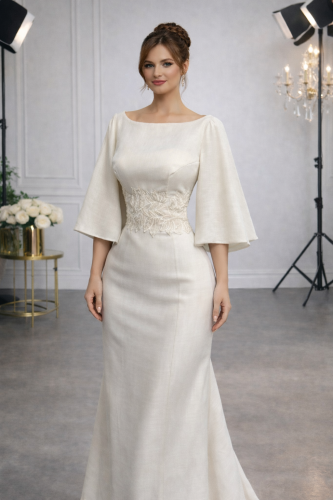 فستان ماكسي ناعم بتصميم بسيط