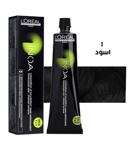 صبغة انوا من لوريال بروفيشينال اسود 1 بدون امونيا