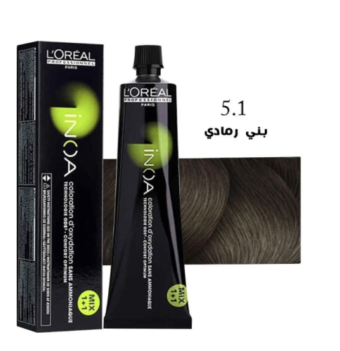 صبغة انوا من لوريال بروفيشينال بني رمادي 5.1 بدون...