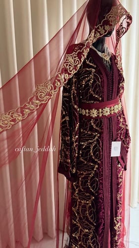 تكشيطة عروس مخمل عودي