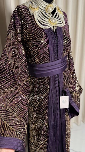 تكشيطة عروس مخمل موف