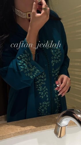 جلابية ماريا ( تطريز يدوي)