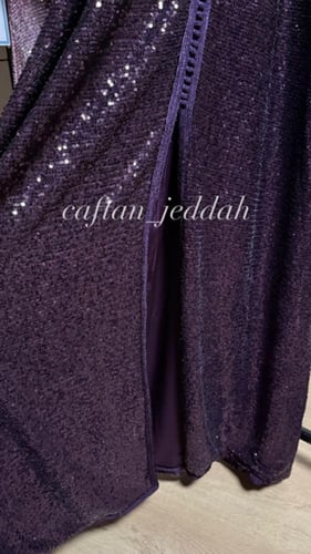 قفطان الترتر موف غامق