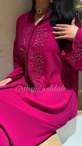 جلابية ماريا ( تطريز يدوي)