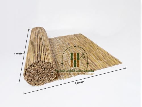 رول خيزران سادة مقاس 1*6