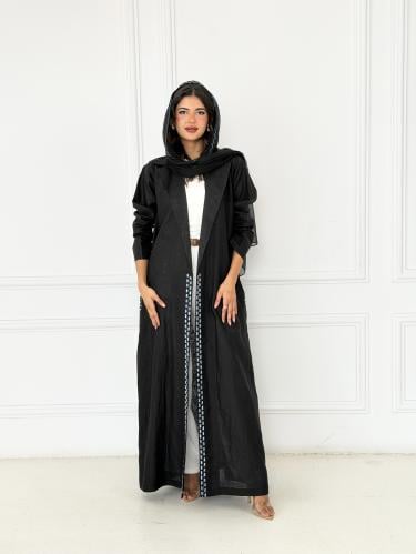 بليزر لينن طبيعي مطرز بالخيوط